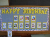 Our Birthday Chart. Tons of fun!